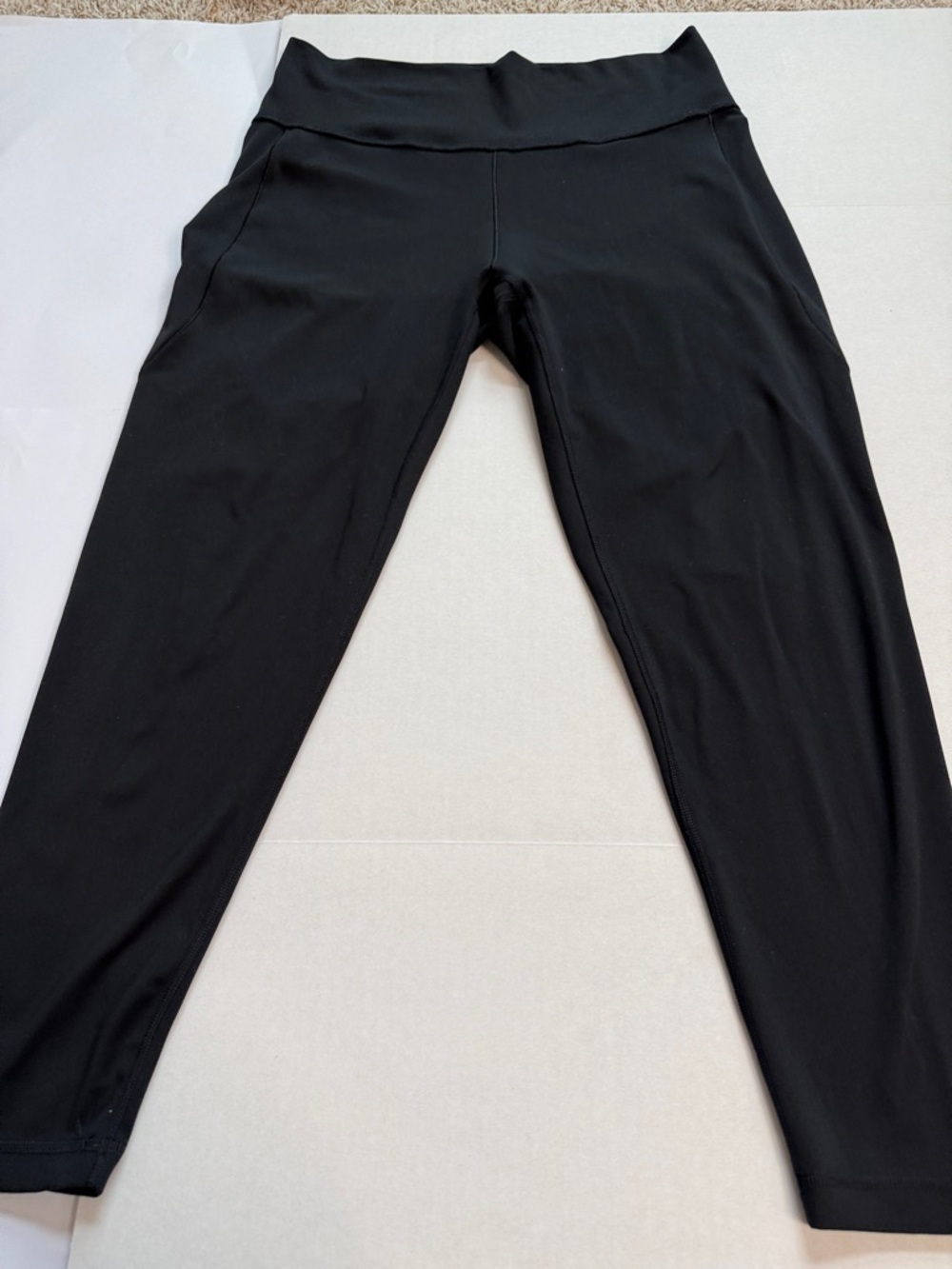Adidas High-Rise Workout Leggings Cropped Black size Large - Picture 3 of 13